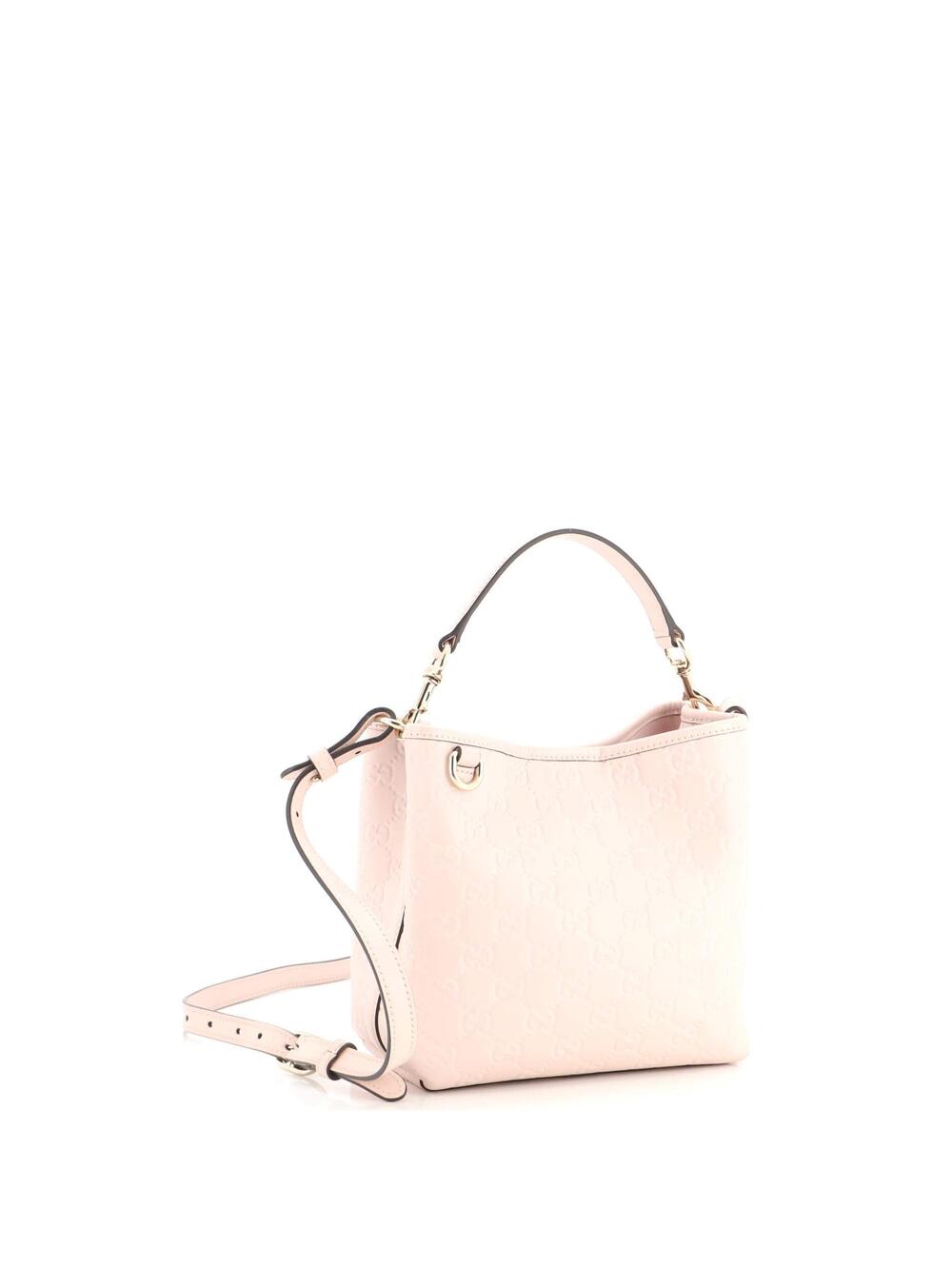 Gucci Gg Emblem Bucket Bag Embossed #324520G17B - Picture 2 of 7